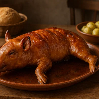 Cochinillo asado – Spanferkel nach Segovianer Art