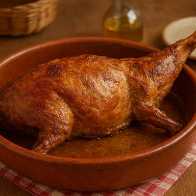 Lechazo asado – im Ofen gebratenes Milchlamm