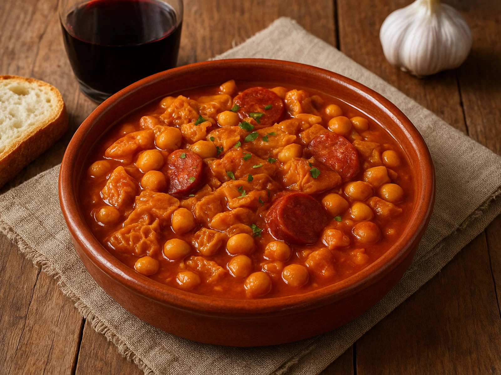 Callos a la madrileña – Madrider Kutteln mit Chorizo und Kichererbsen