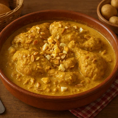 Pollo en Pepitoria – Spanisches Huhn in Mandel-Safran-Ei-Soße