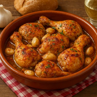 Pollo al ajillo – Spanisches Knoblauchhähnchen