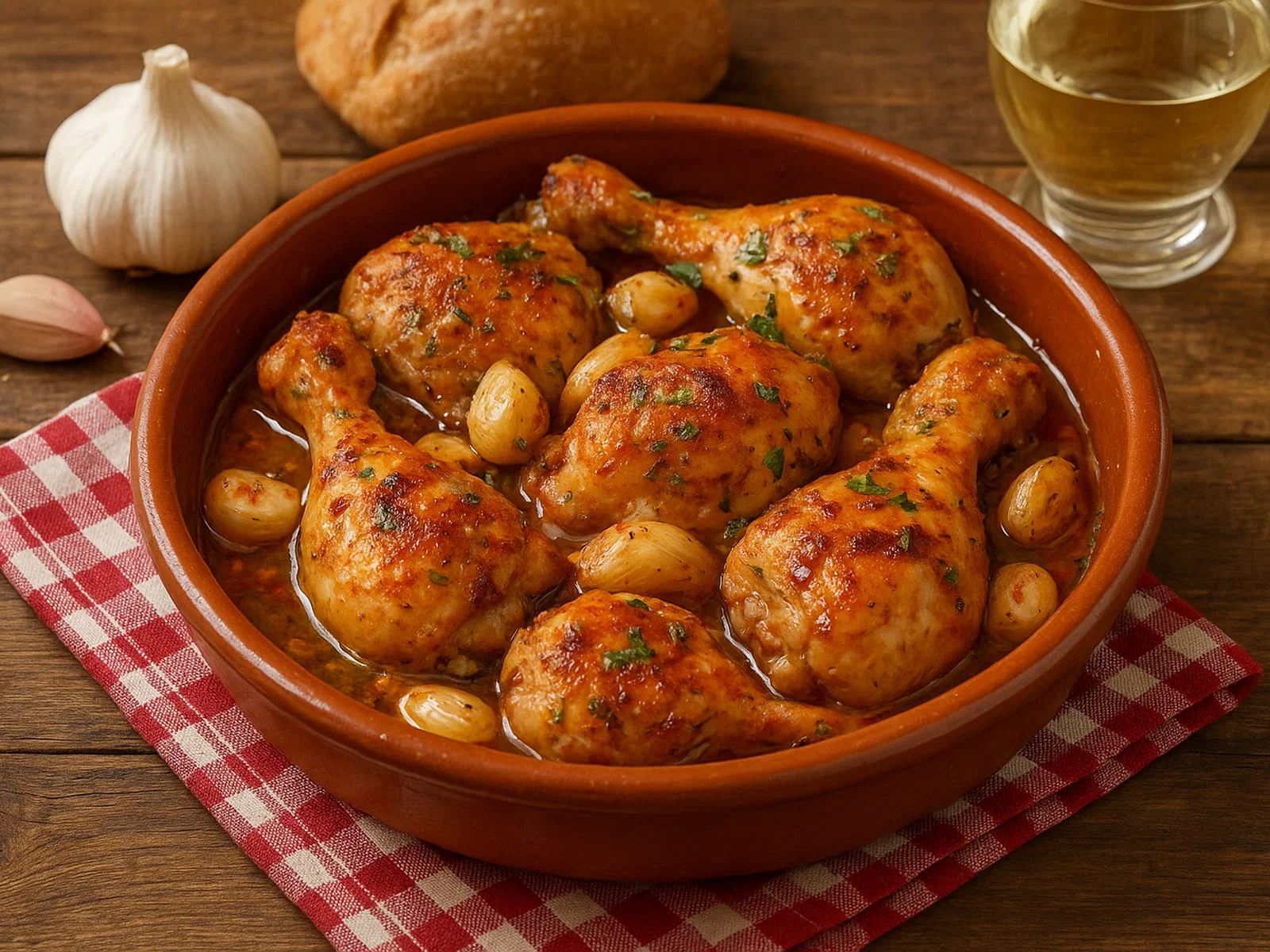Pollo al ajillo – Spanisches Knoblauchhähnchen