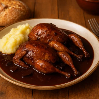 Perdices con Chocolate – Rebhuhn in Schokoladen-Weinsoße