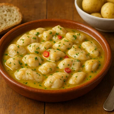 Kokotxas – Kabeljau-Kehlstücke in Pil-Pil-Soße