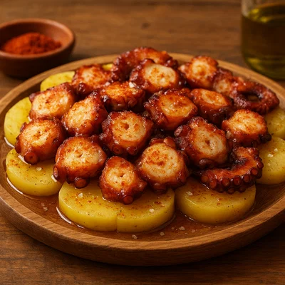Pulpo a feira – Galizischer Oktopus mit Paprikapulver