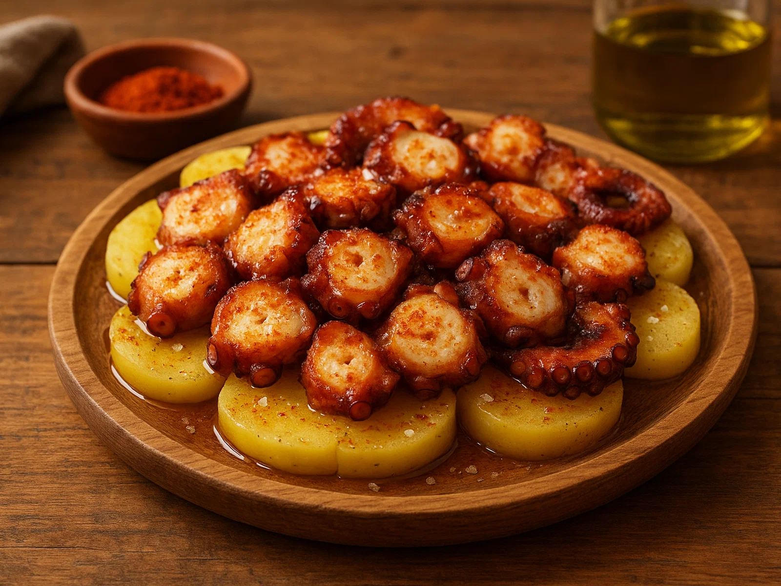 Pulpo a feira – Galizischer Oktopus mit Paprikapulver
