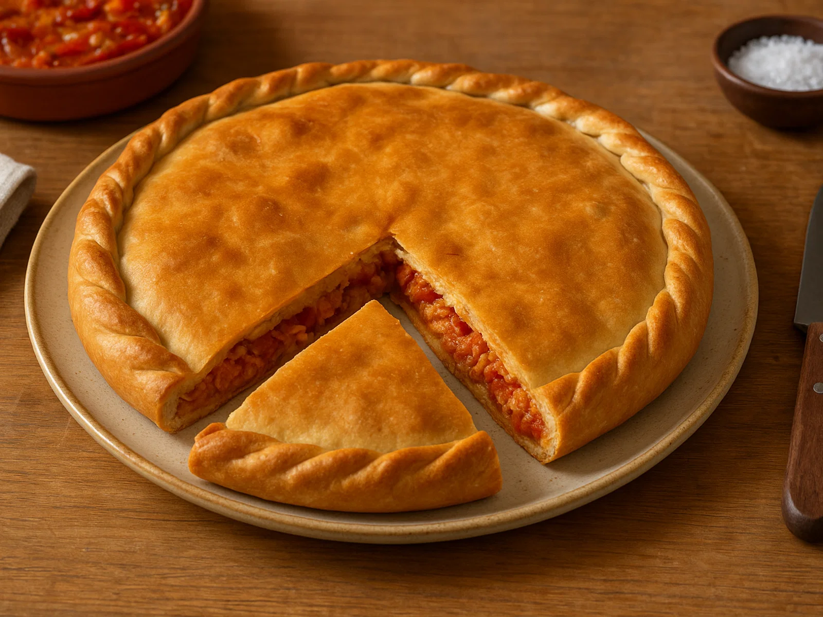 Empanada gallega mit Thunfischfüllung