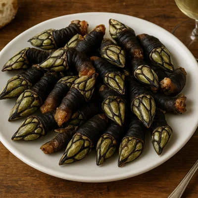 Percebes – Gekochte Entenmuscheln