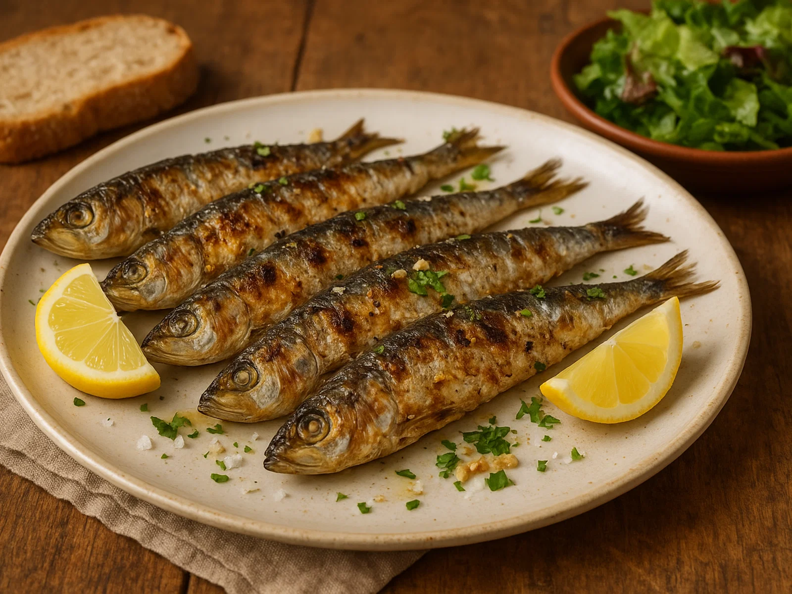 Sardinas asadas – Spanisch gegrillte Sardinen
