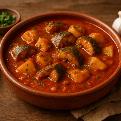 All i pebre – Valencianischer Aal in Knoblauch-Paprika-Soße