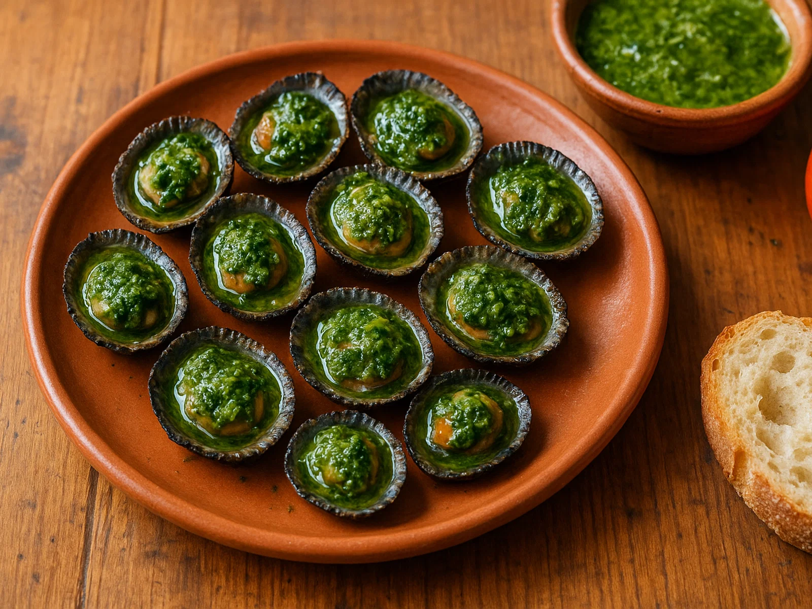 Lapas con Mojo Verde (Kanarische Napfschnecken mit grünem Mojo)