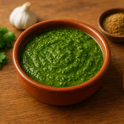 Kanarische Mojo Verde (Grüne Kräutersoße)