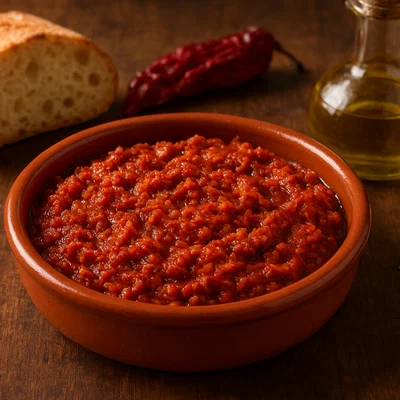 Pericana – Katalanische Paste aus getrocknetem Paprika und Stockfisch