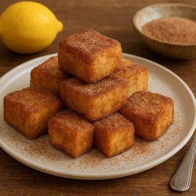 Leche Frita – Spanische frittierte Milchcreme-Würfel