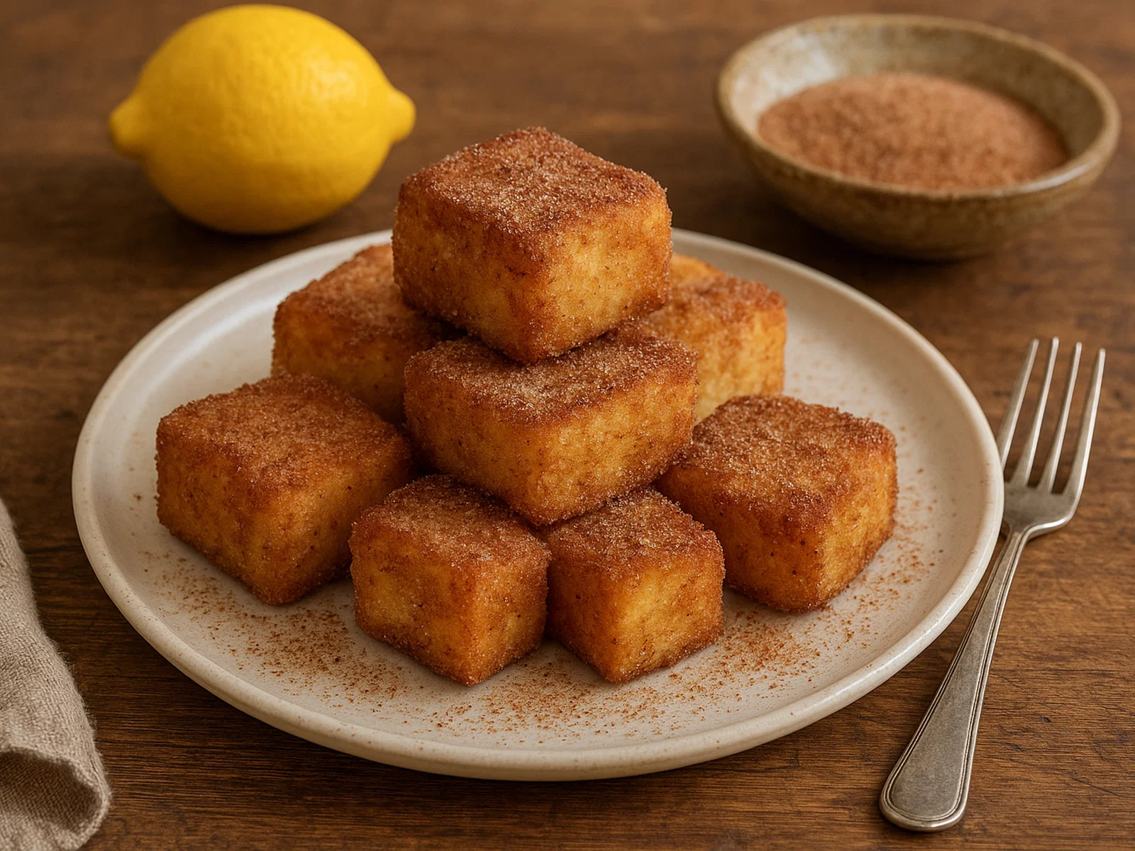 Leche Frita – Spanische frittierte Milchcreme-Würfel
