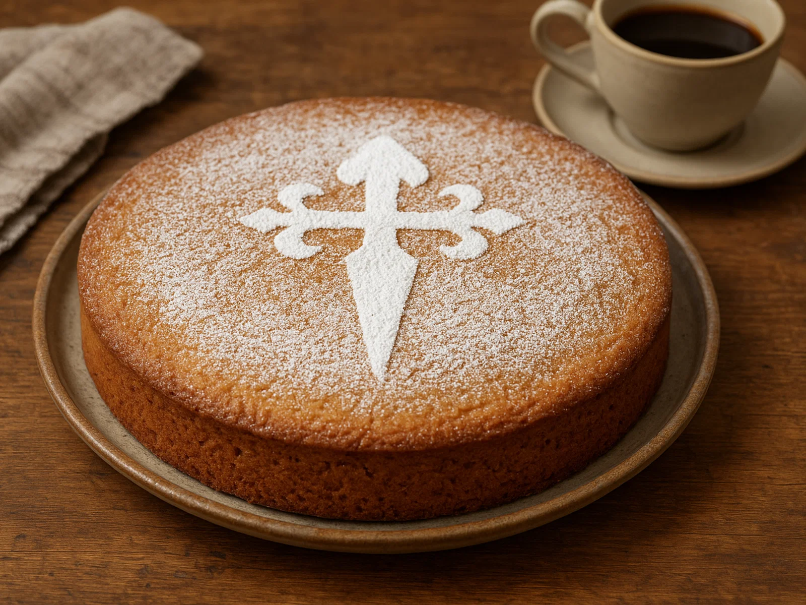Tarta de Santiago – Galicischer Mandelkuchen mit Jakobskreuz
