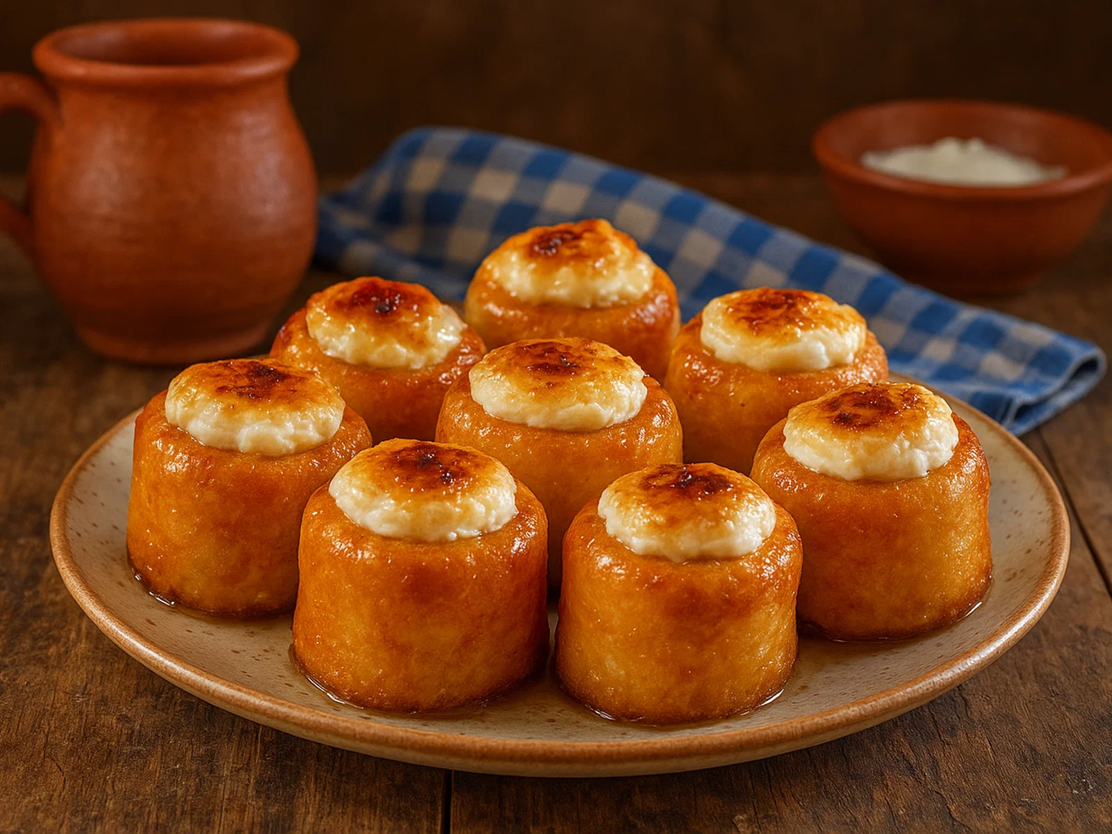 Piononos – kleine Sahne-Sirup-Röllchen aus Granada