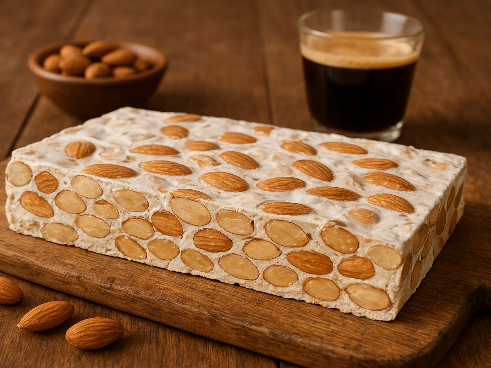 Turrón de Alicante – Harte Mandel-Honig-Nougatplatte