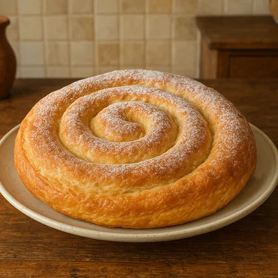 Ensaimada – Mallorquinisches Spiralschnecken-Hefegebäck