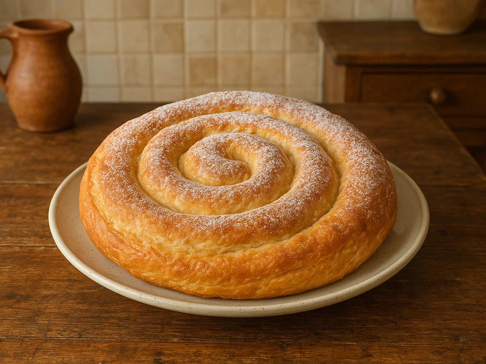 Ensaimada – Mallorquinisches Spiralschnecken-Hefegebäck