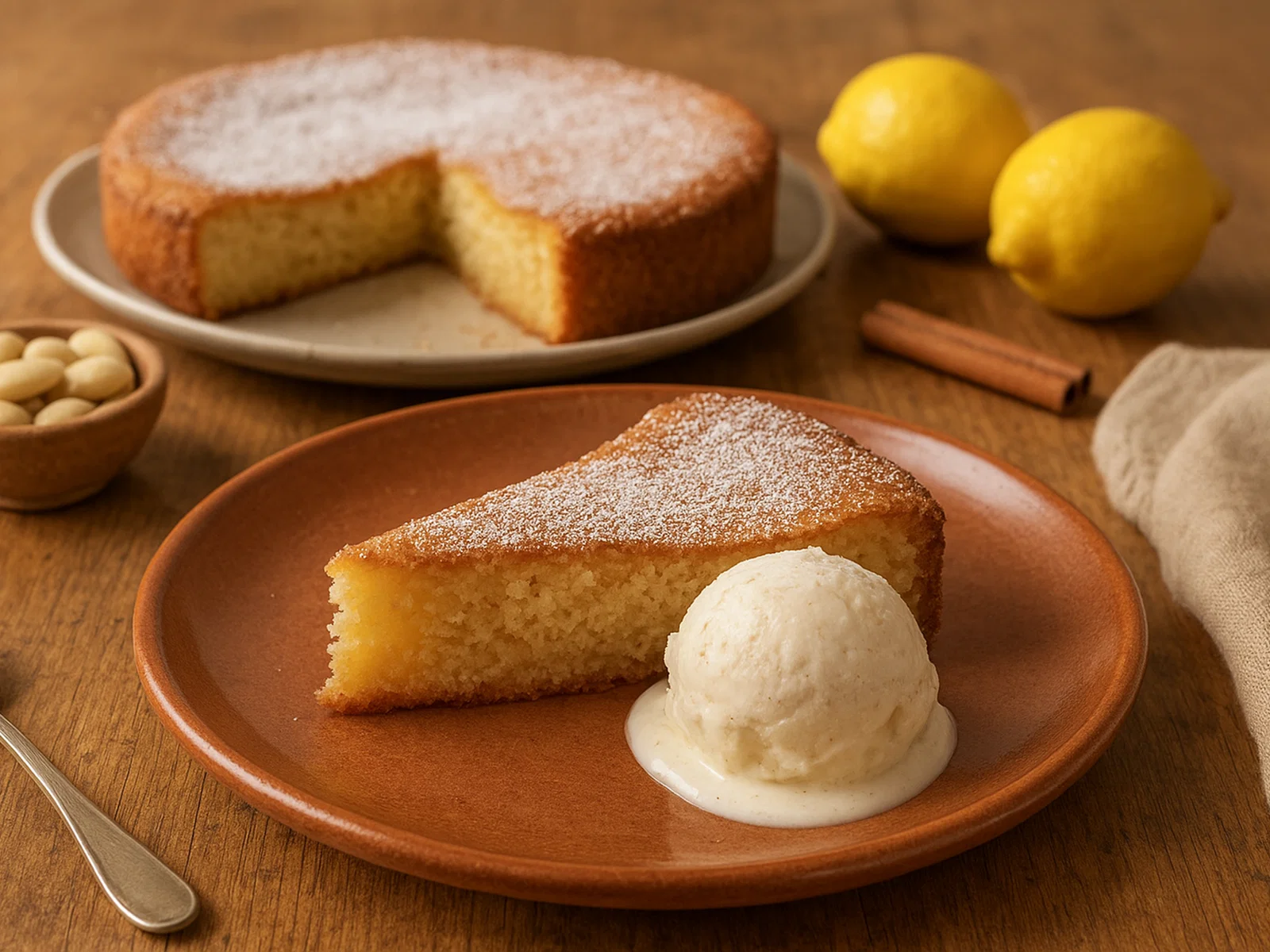 Gató d’ametlla – Mallorquinischer Mandelkuchen