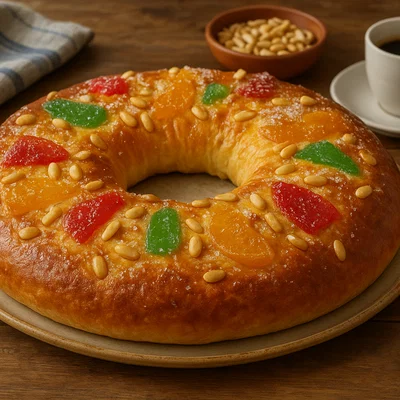 Coca de Sant Joan – Katalanischer Johannis-Hefekuchen