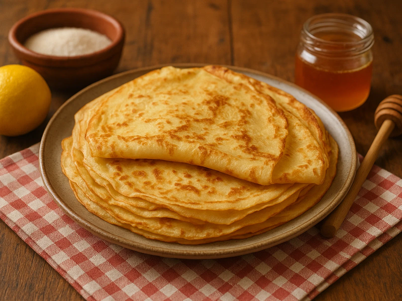 Asturische Frixuelos (dünne spanische Crêpes)