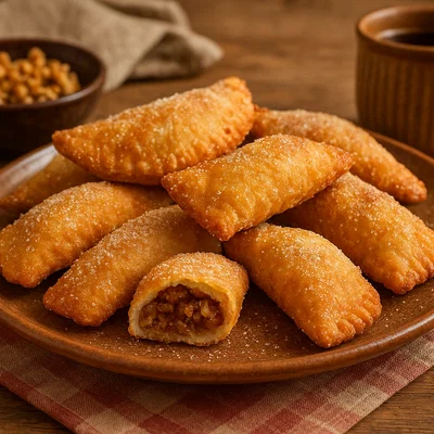 Casadielles – Frittierte Walnuss-Teigtaschen