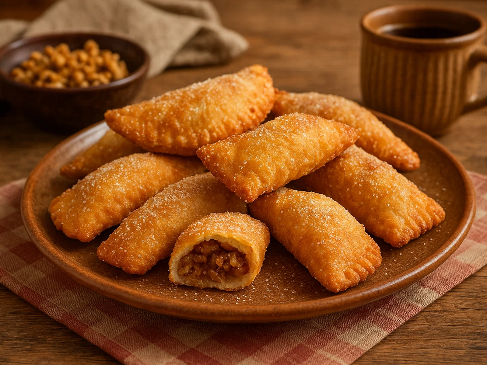Casadielles – Frittierte Walnuss-Teigtaschen