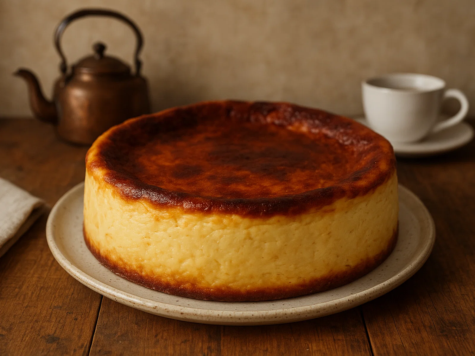 Tarta de Queso La Viña – Baskischer Gebrannter Käsekuchen