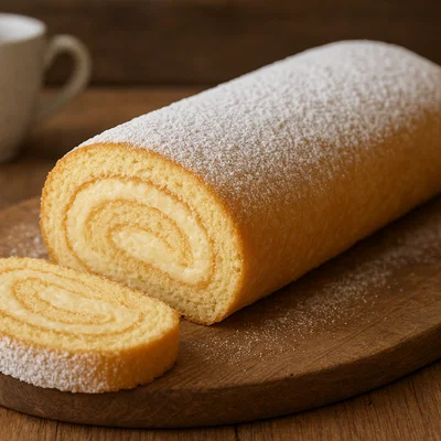 Brazo de Gitano – Spanische Biskuitrolle mit Vanillecreme