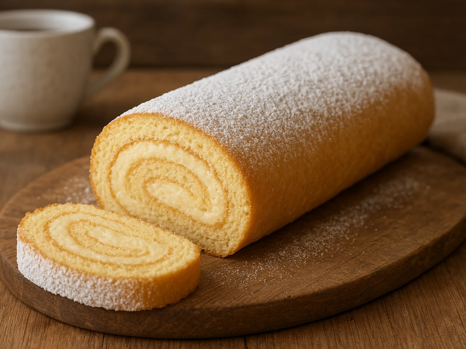 Brazo de Gitano – Spanische Biskuitrolle mit Vanillecreme