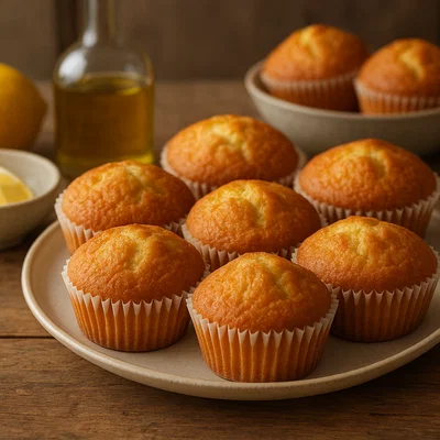 Magdalenas – Spanische Zitronen-Olivenöl-Muffins