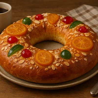 Roscón de Reyes – Spanischer Dreikönigskranz