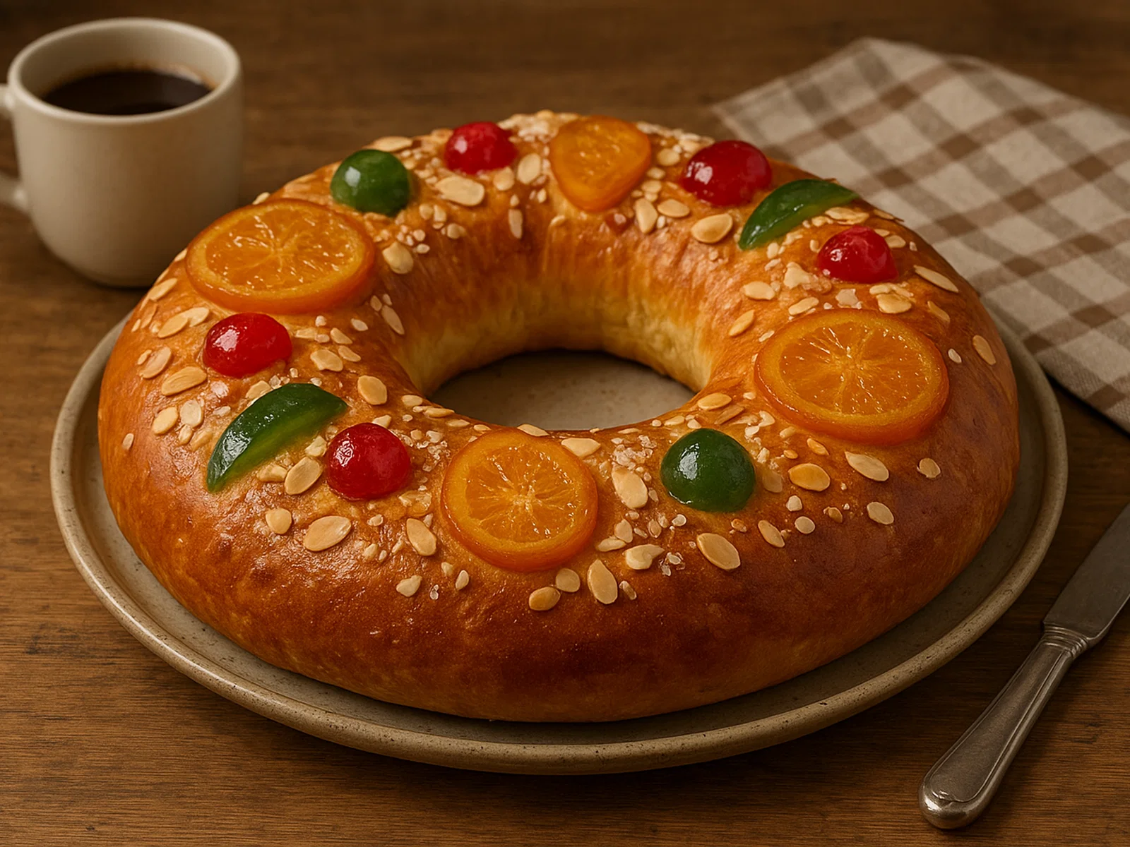 Roscón de Reyes – Spanischer Dreikönigskranz