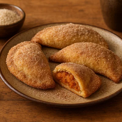 Truchas de Navidad – Gefüllte süße Weihnachtsteigtaschen