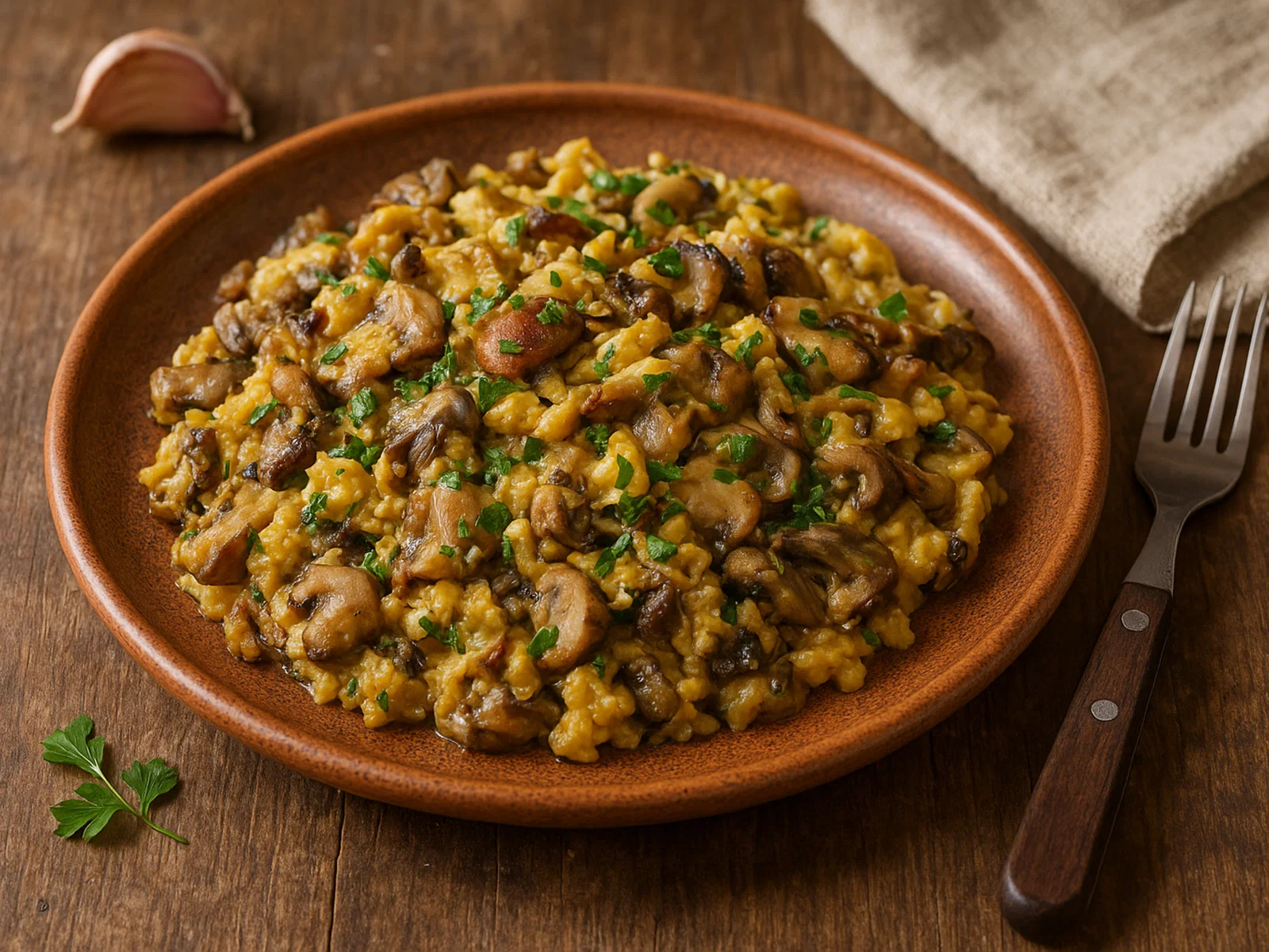 Revuelto de Setas – Spanisches Rührei mit Waldpilzen