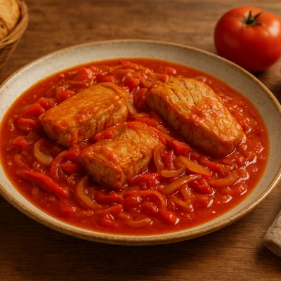 Bonito con Tomate – Weißer Thunfisch in Tomatensoße