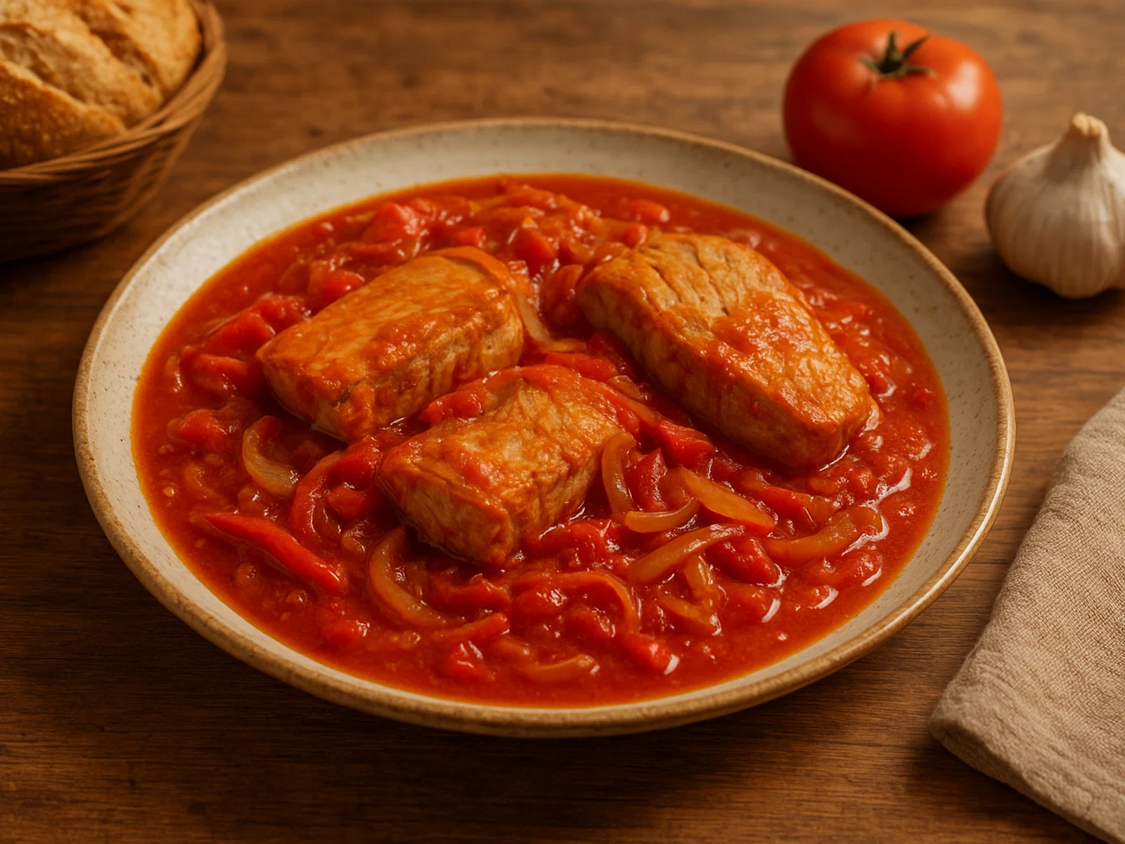 Bonito con Tomate – Weißer Thunfisch in Tomatensoße