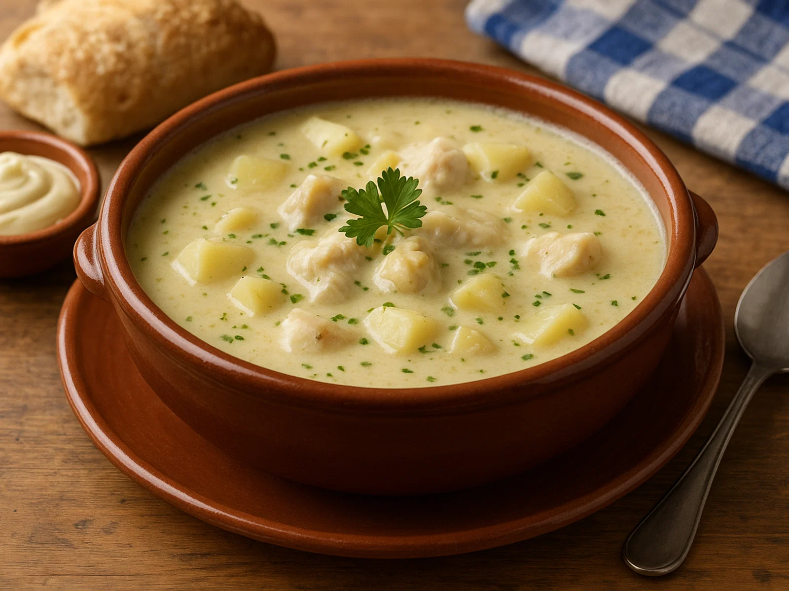 Gazpachuelo – Malagische Fischsuppe mit Kartoffeln und Mayonnaise