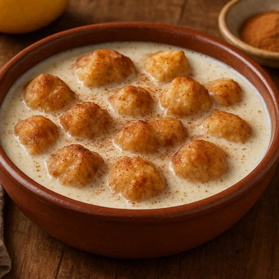 Süße Repápalos – Spanische Brotklößchen in Milch