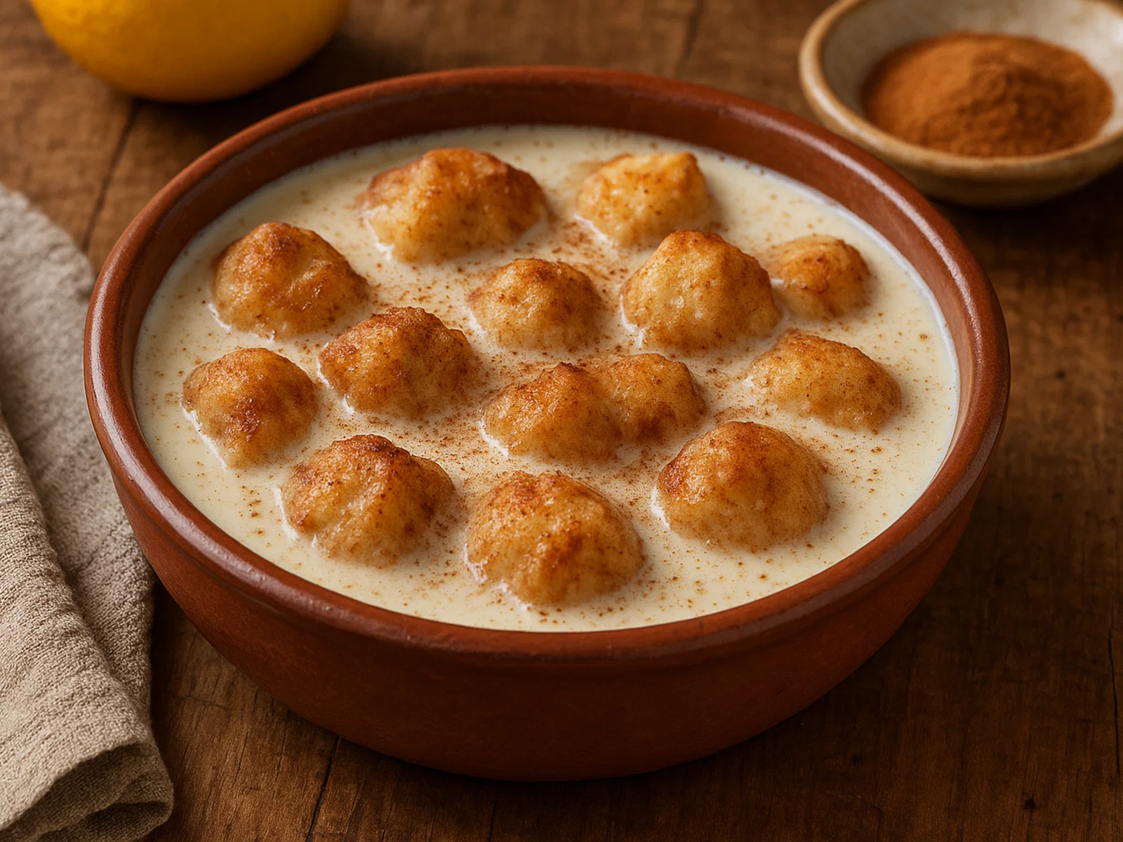 Süße Repápalos – Spanische Brotklößchen in Milch