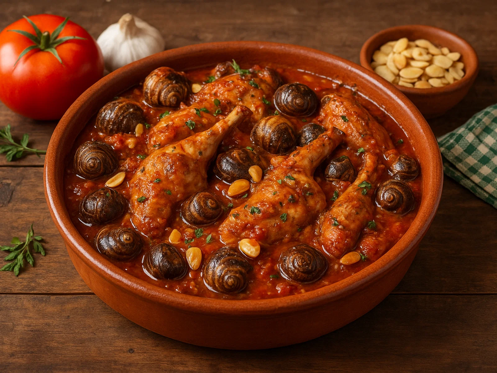 Conill amb Cargols – Katalanisches Kaninchen mit Schnecken