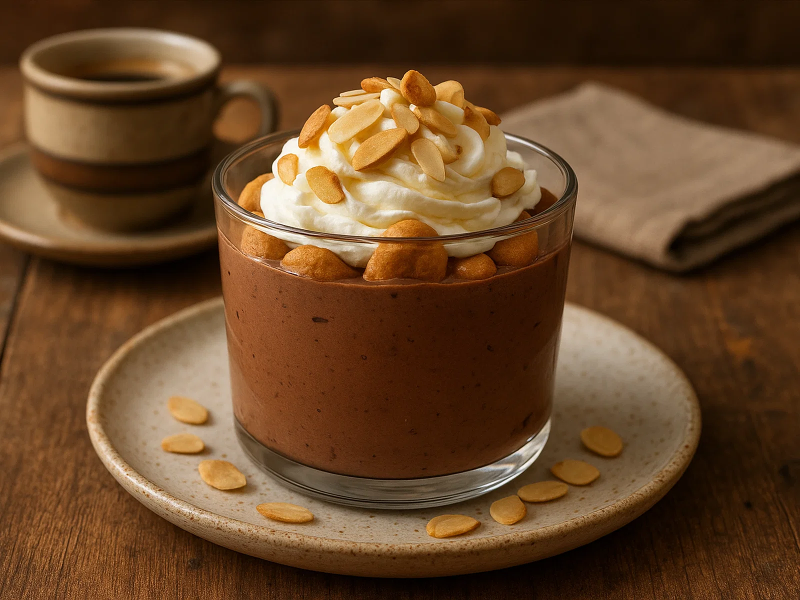 Príncipe Alberto – Kanarisches Schoko-Mandel-Creme-Dessert