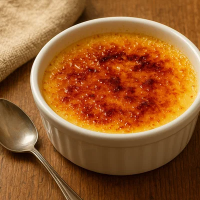 Klassische Crème Brûlée mit Vanille