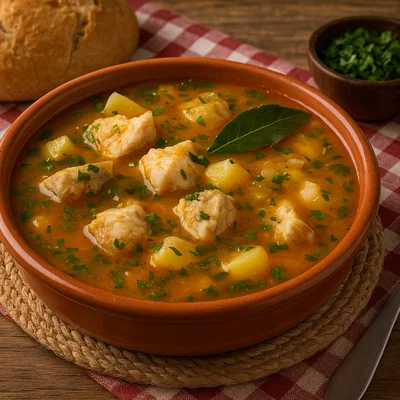 Caldo de Peixe – Portugiesische Fischsuppe