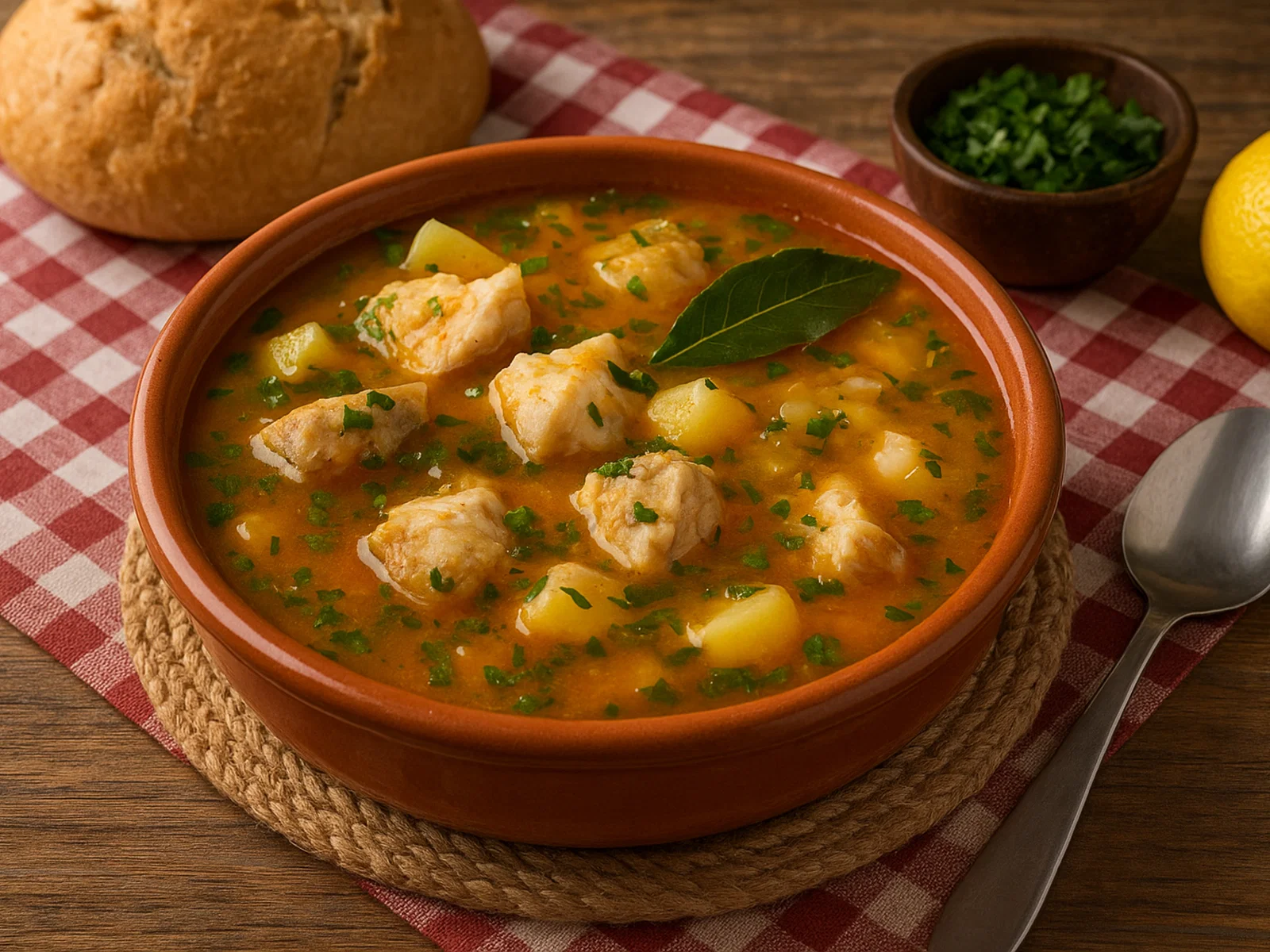 Caldo de Peixe – Portugiesische Fischsuppe