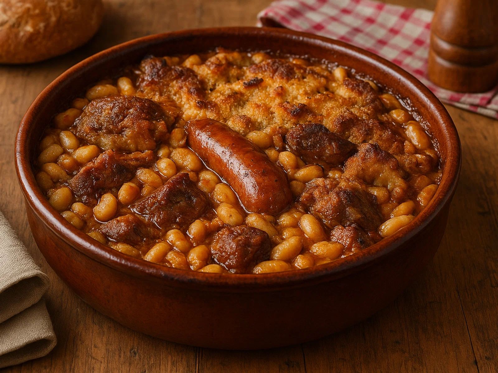 Traditionelles französisches Cassoulet