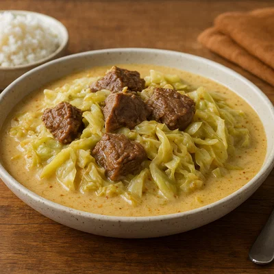 Kapisi Pulu – Polynesischer Kohl-Rind-Eintopf mit Kokosmilch