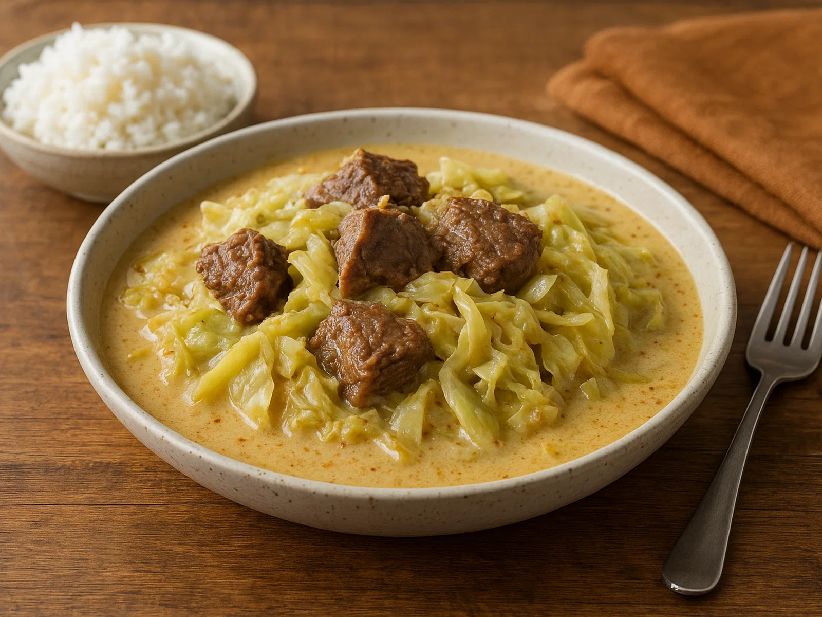 Kapisi Pulu – Polynesischer Kohl-Rind-Eintopf mit Kokosmilch